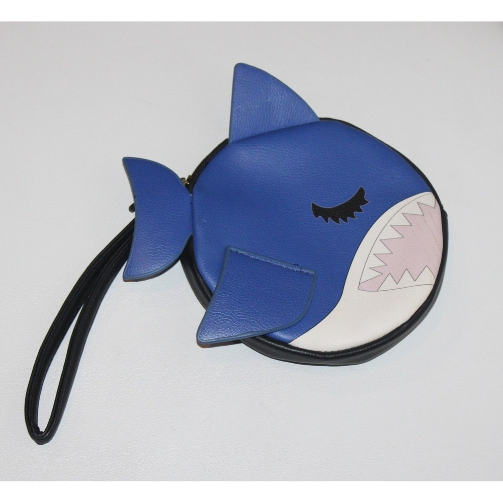 Luv Betsey Shark blue wristlet zippered by Betsey Johnson